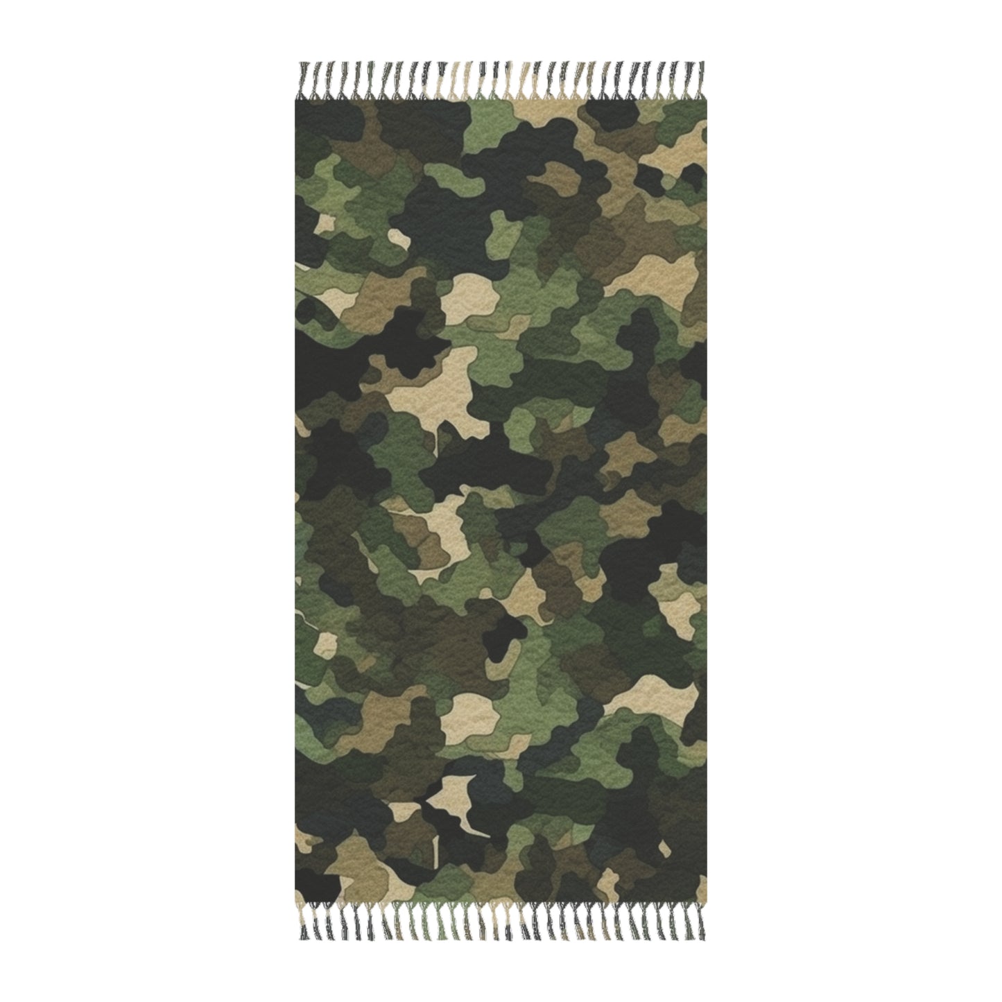 Classic Camo | Camouflage Wrap | Traditional Camo - Boho Beach Cloth