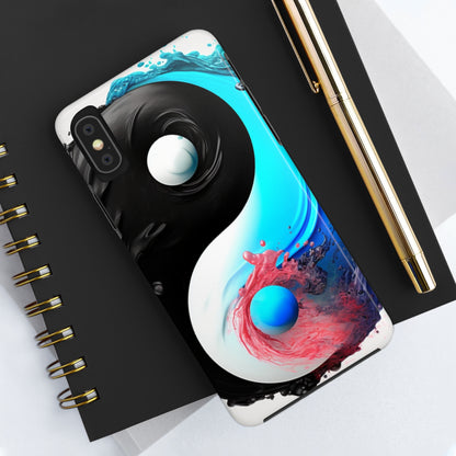 Yin Yang Symbol, Colorful Paint Style - Artistic Decor - Tough Phone Cases