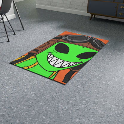 Space Force Aviator Alien Visitor Dobby Rug