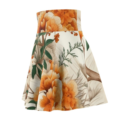 Four Seasons Beauty: Spring, Summer, Autumn & Winter Design Women's Skater Skirt (AOP)