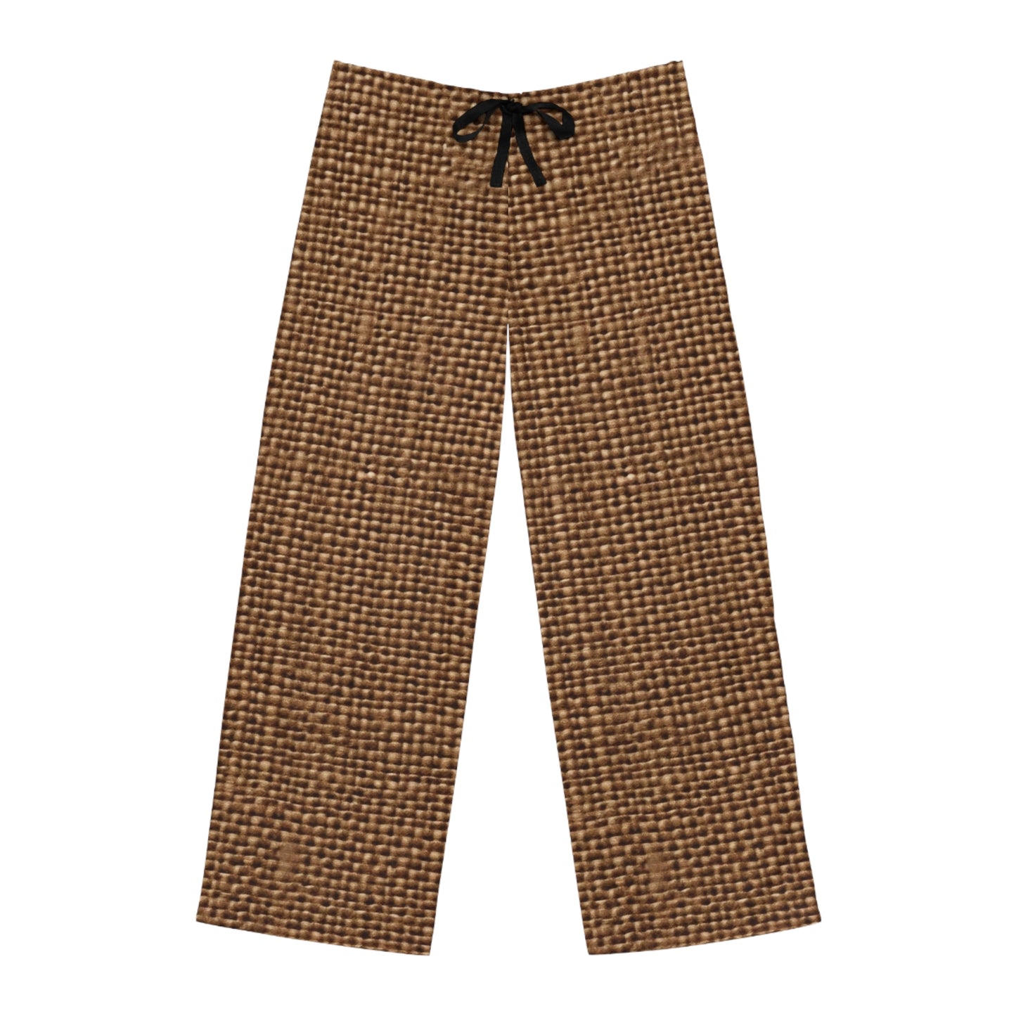 Brown Trouser, Men's Pajama Pants (AOP)