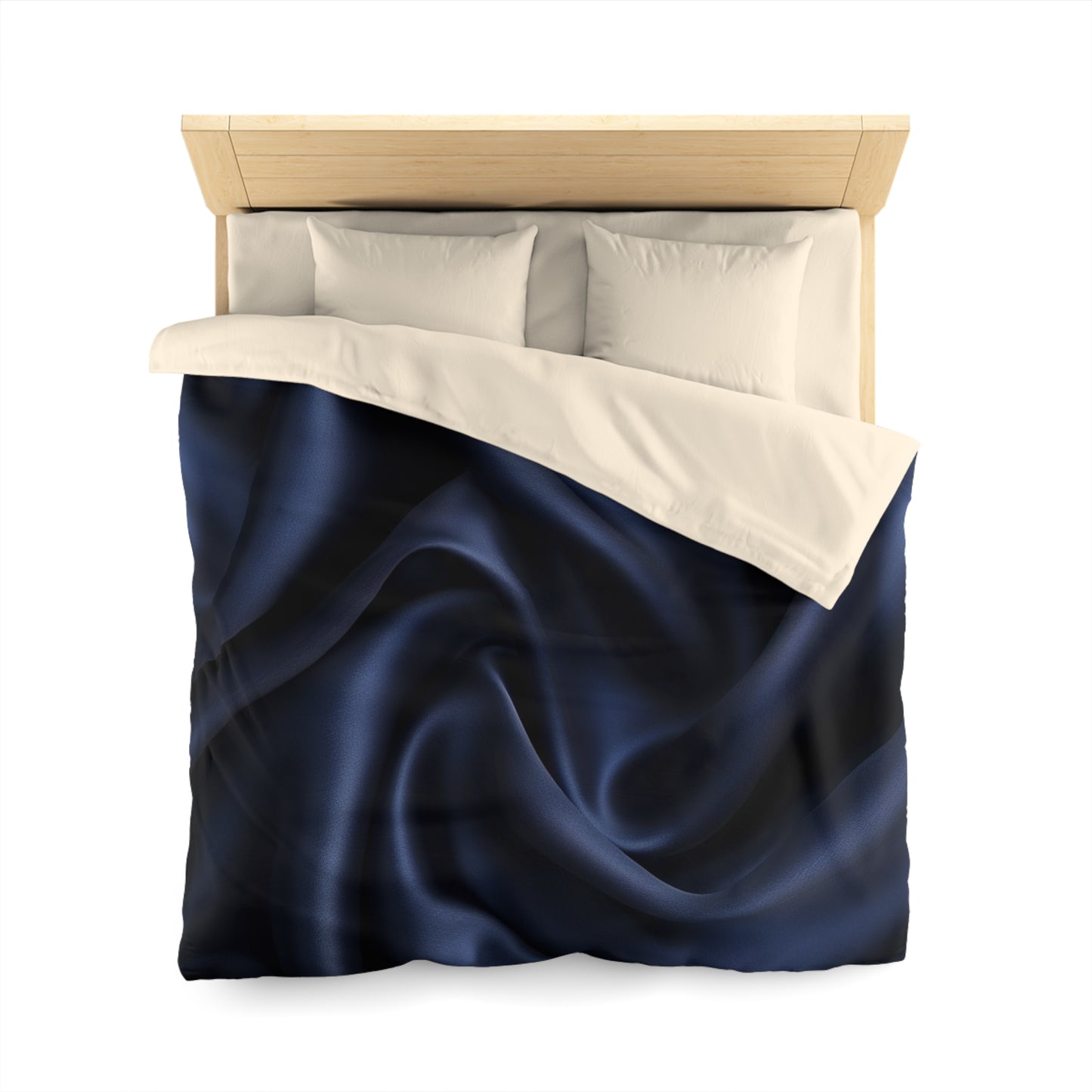 Blue Silk, Microfiber Duvet Cover