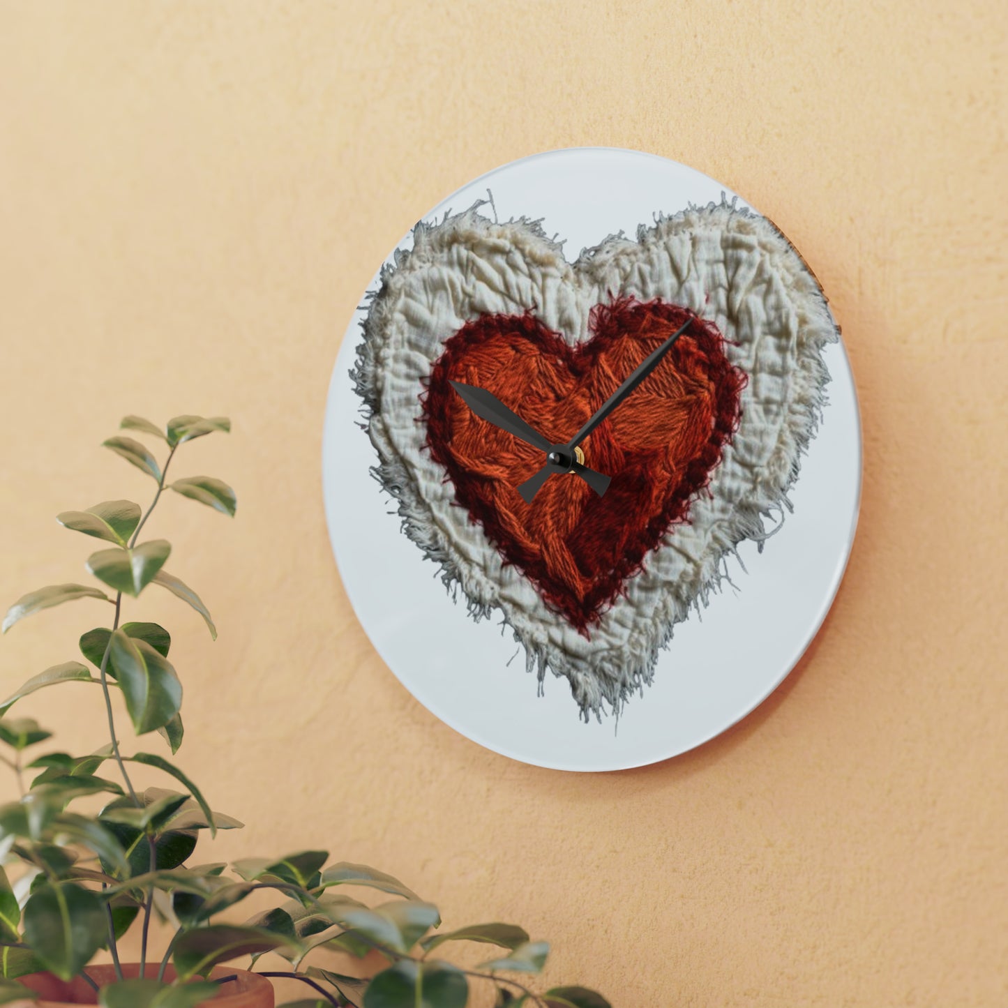 Valtentine Heart - Acrylic Wall Clock