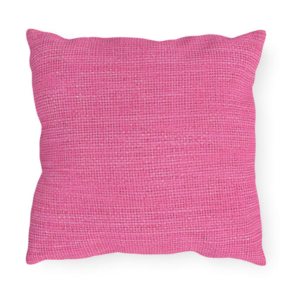 Doll-Like Pink Denim Designer Fabric Style - Outdoor Pillows