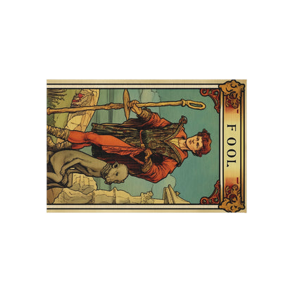 Mystical Tarot - Artistic Depiction of The Fool Card - Outdoor Rug