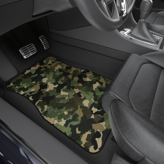 Classic Camo | Camouflage Wrap | Traditional Camo - Car Mats (Set of 4)