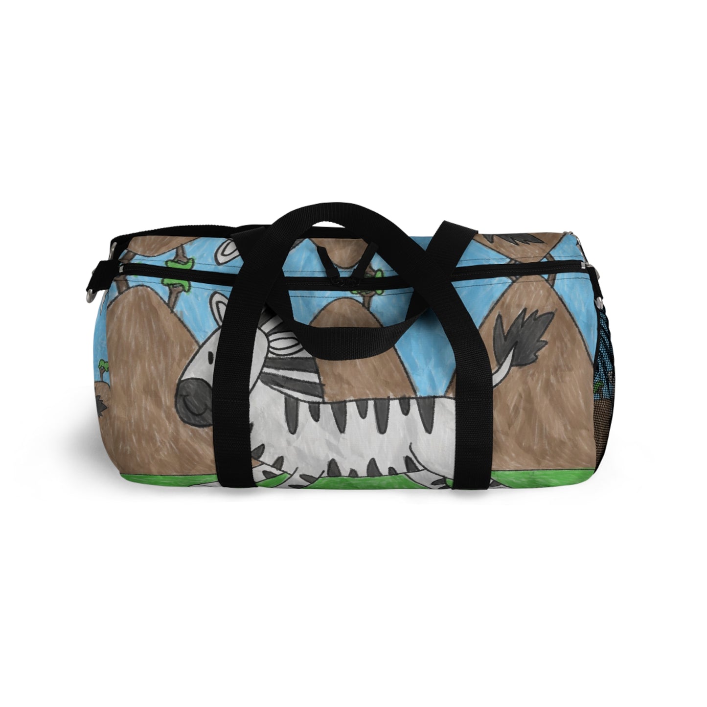 Zebra Graphic Hipster Zebra Animal Duffel Bag