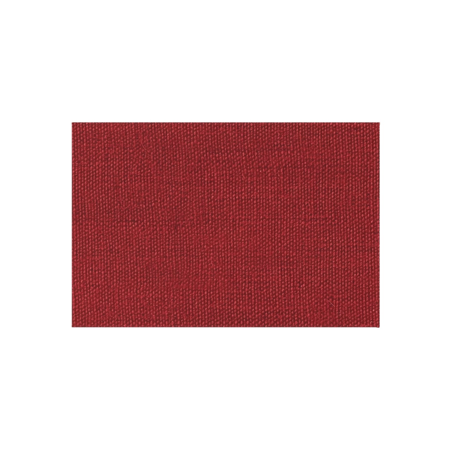 Bold Ruby Red: Denim-Inspired, Passionate Fabric Style - Outdoor Rug