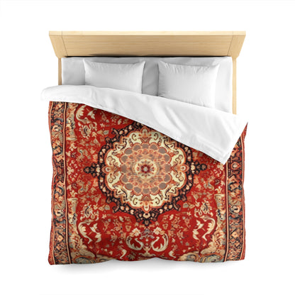 Chic Lightweight Microfiber Duvet Cover Oriental Inspired Design, Multiple Sizes