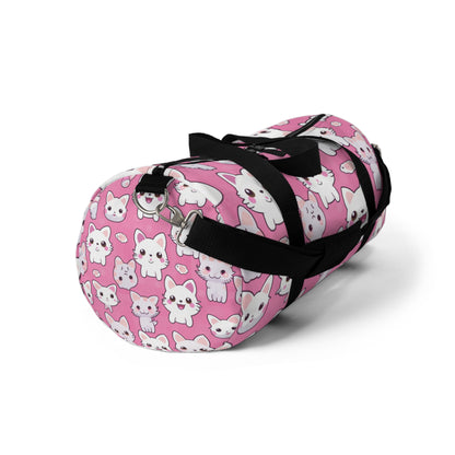 Cartoon Anime Kitten, Cat, Kitty - Cute and Colorful - Duffel Bag