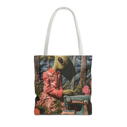 Alien Sewing Bordar, Máquina de Coser, Bolso Tote (AOP)