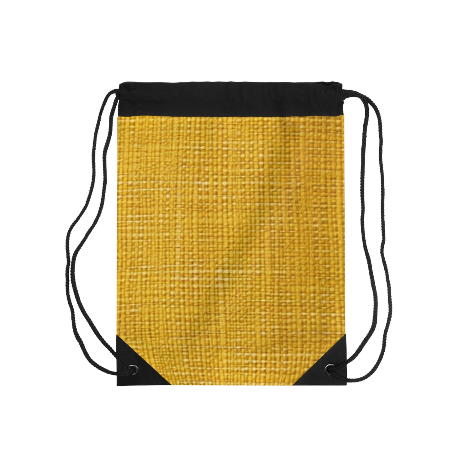 Radiant Sunny Yellow: tela de verano inspirada en la mezclilla - Mochila con cordón