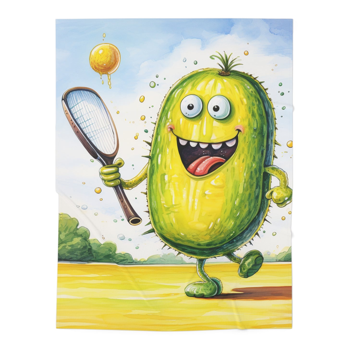 Pickleball Sport: Juego atlético de Pickle con red y paleta - Manta para bebé 