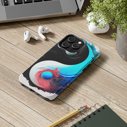 Yin Yang Symbol, Colorful Paint Style - Artistic Decor - Tough Phone Cases