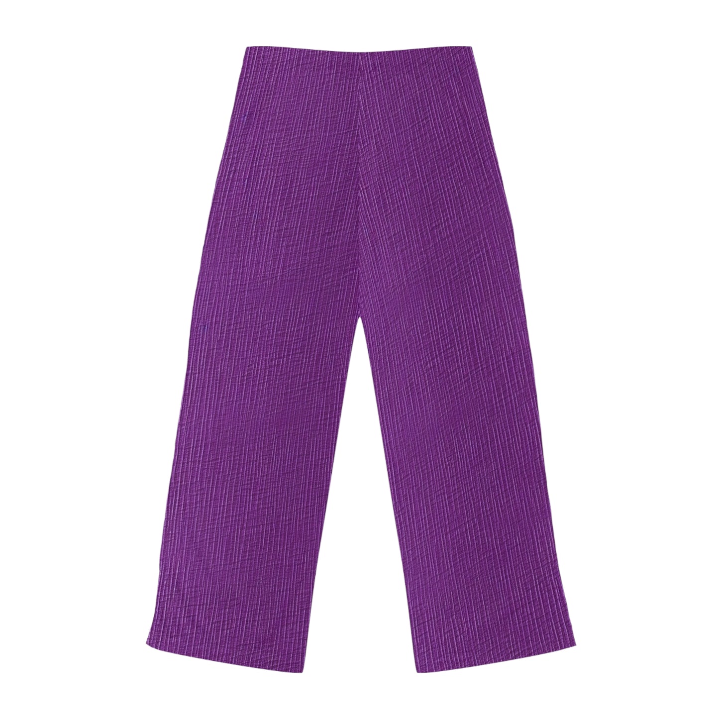 Violeta/Ciruela/Púrpura: Tela lujosa inspirada en la mezclilla - Pantalones de pijama para mujer (AOP) 