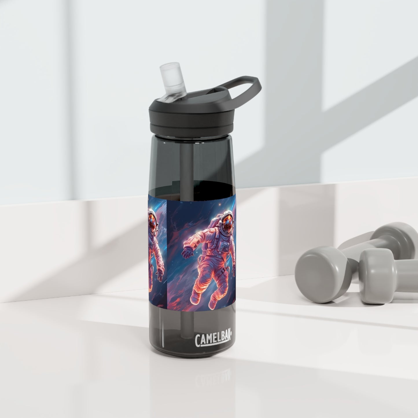 Astronaut Outer Space - Galaxy Starfield - CamelBak Eddy®  Water Bottle, 20oz\25oz