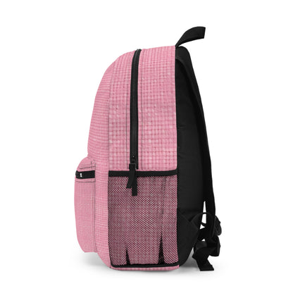 Rosa pastel: diseño de tela refrescante inspirado en la mezclilla - Mochila