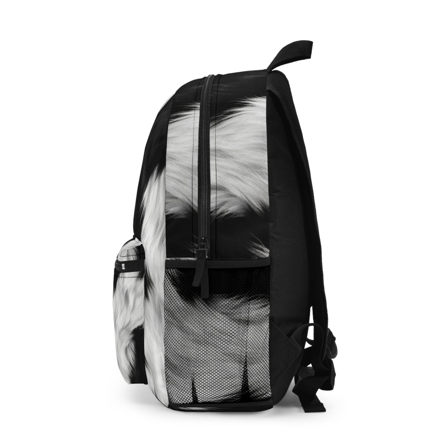 Cowhide on Hair Leather - Black and White - Designer Style - Backpack