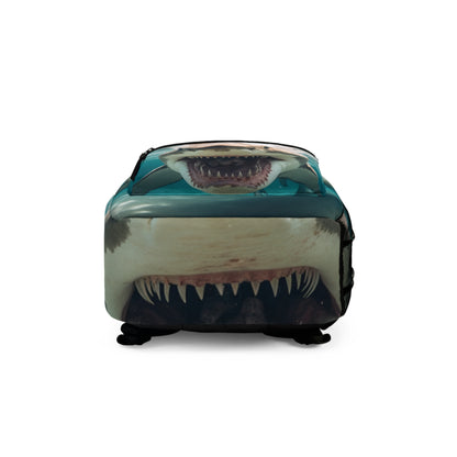 Bull Shark: River Monster Menace - Realistic Dark Water Predator - Backpack