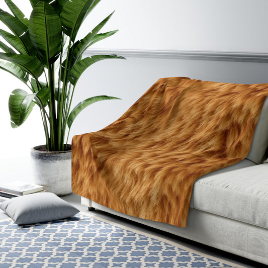 Diseño acogedor de vellón de oso: la calidez se une a la estética salvaje - Manta de vellón Sherpa