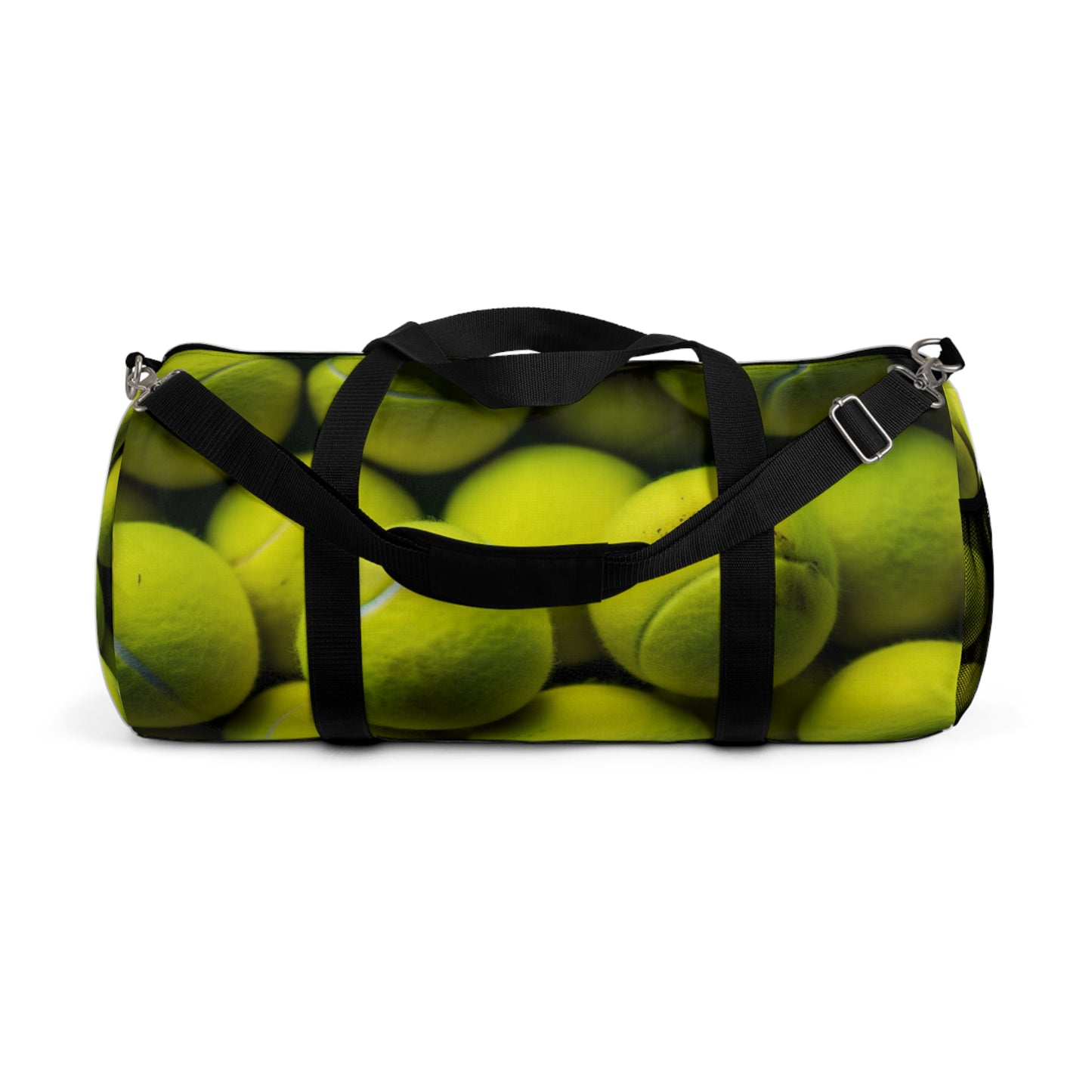 Tennis Ball Sport: Athlete Court Action, Rally & Serve - Duffel Bag