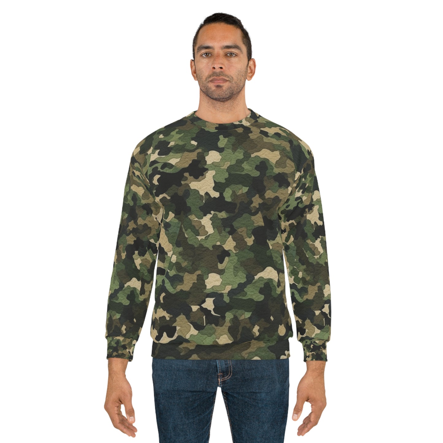 Camuflaje clásico | Envoltura de camuflaje | Camuflaje tradicional - Sudadera unisex (AOP) 