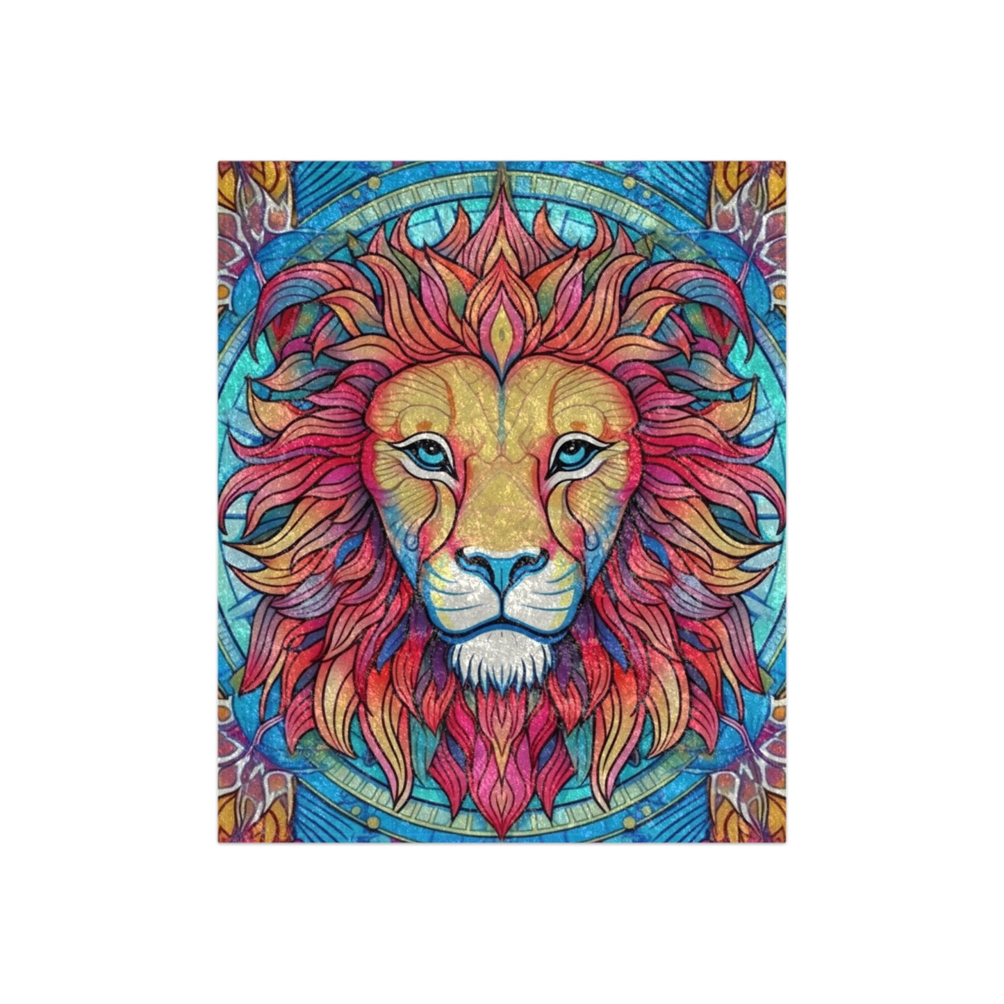 Astrological Leo - Cosmic Zodiac Constellation, Lion Symbol Art - Crushed Velvet Blanket