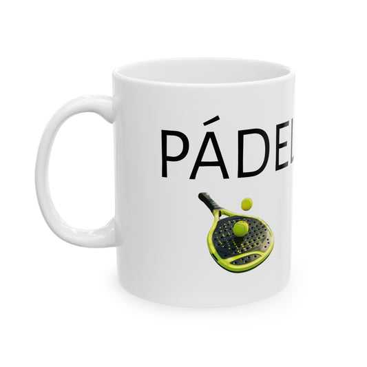 Padel Tennis, Not Paddle Tennis, Padel Sport Game, Ceramic Mug, 11oz
