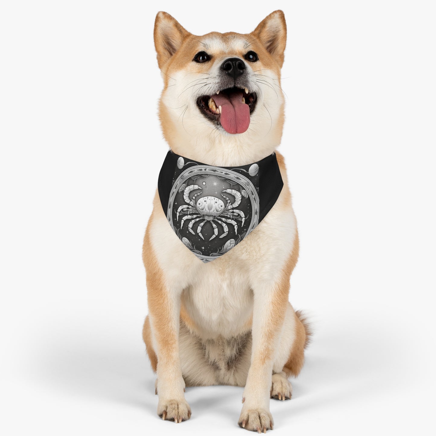 Cáncer Signo del Zodíaco Horóscopo de Astrología Cósmica - Collar Bandana para Mascotas