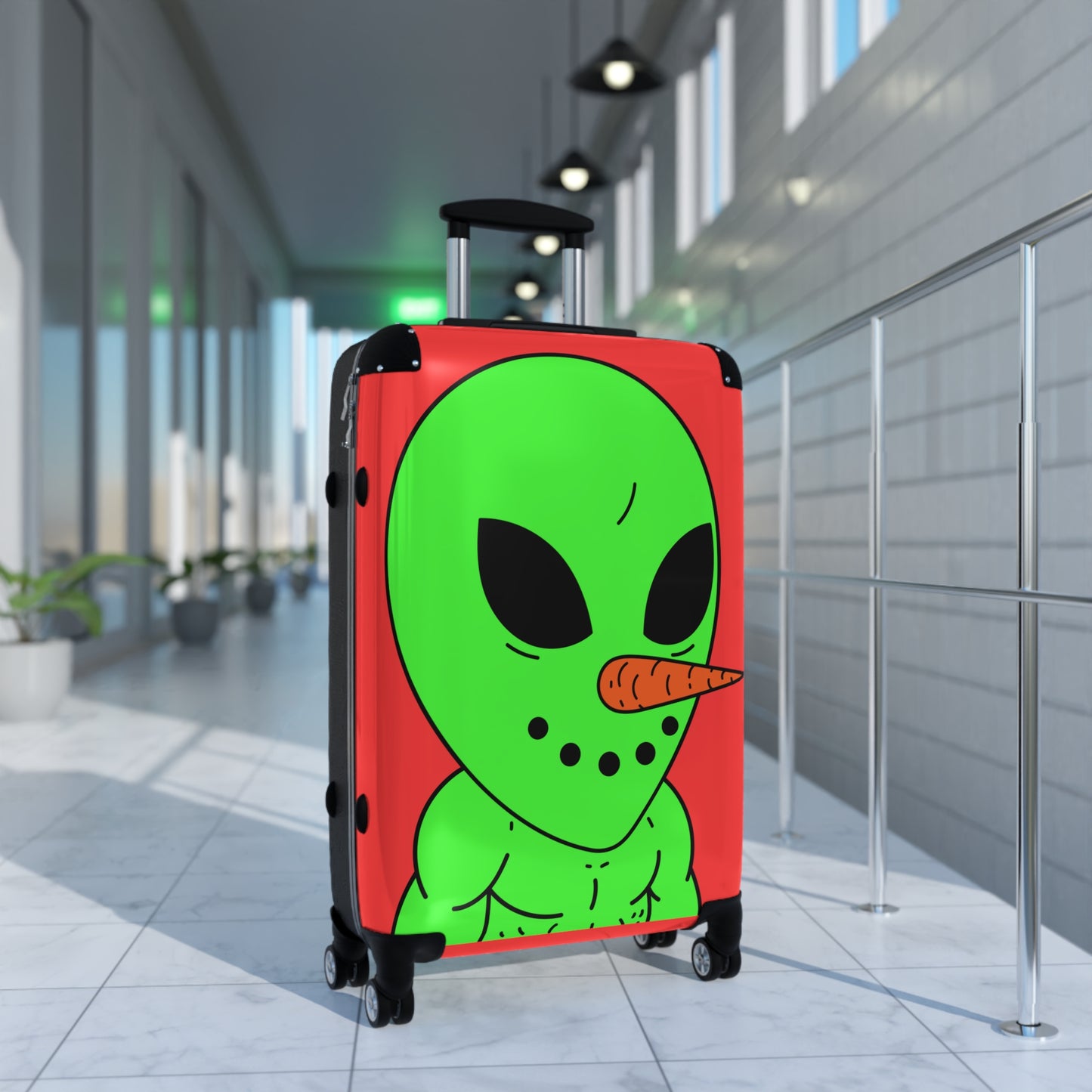 Veggie Visi Alien Visitor Galactic Space Suitcase