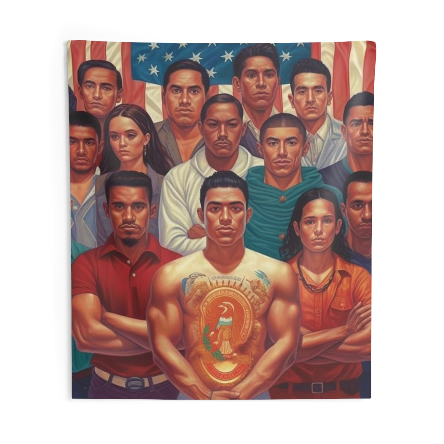 Latino Pride - Hispanic Heritage Month - Latin Roots - Mexican Heritage - Empower Latina - Celebrate Hispanic Unity - Indoor Wall Tapestries