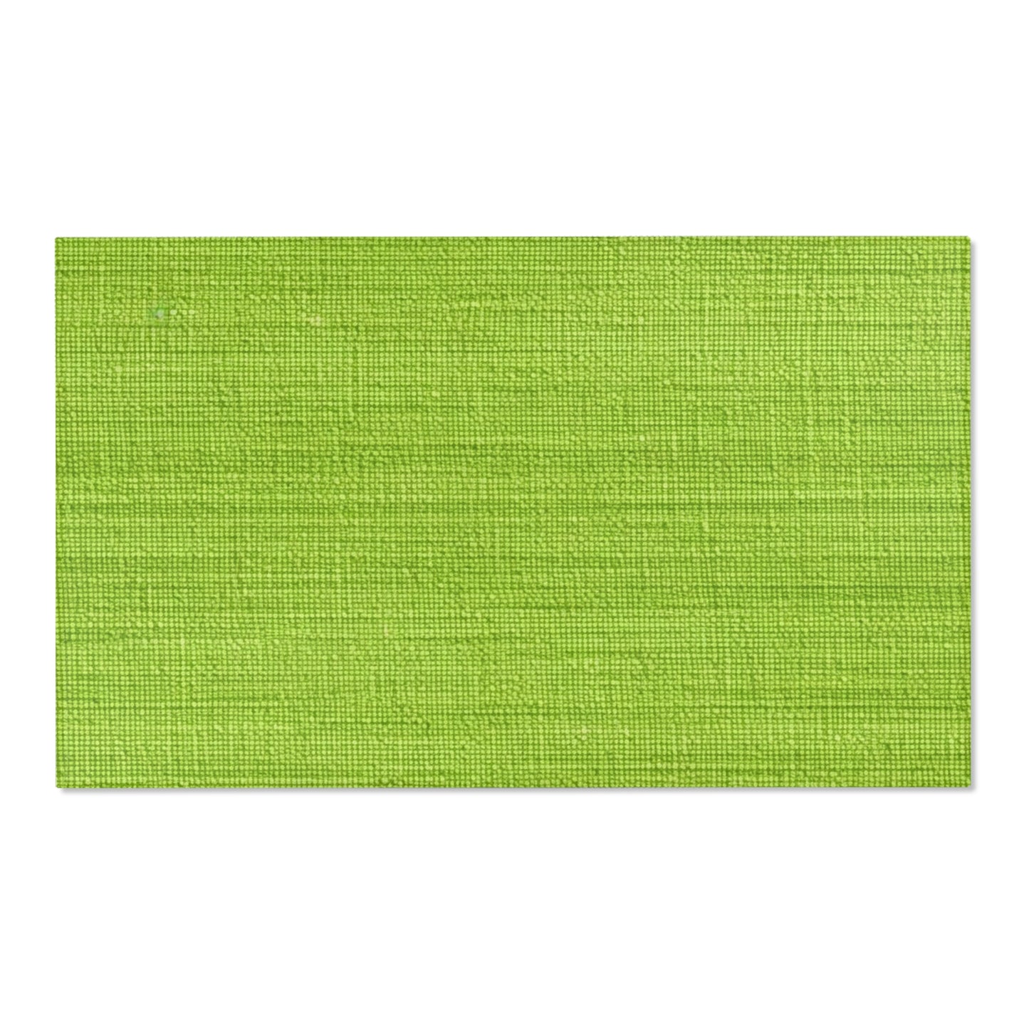 Lush Grass Neon Green: Denim-Inspired, Springtime Fabric Style - Area Rugs