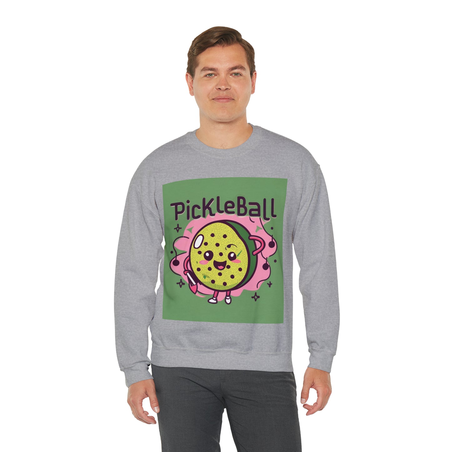 Pickleball kawaii - Sport Anime - Unisex Heavy Blend™ Crewneck Sweatshirt