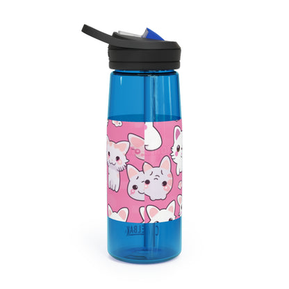 Cartoon Anime Kitten, Cat, Kitty - Cute and Colorful - CamelBak Eddy®  Water Bottle, 20oz\25oz