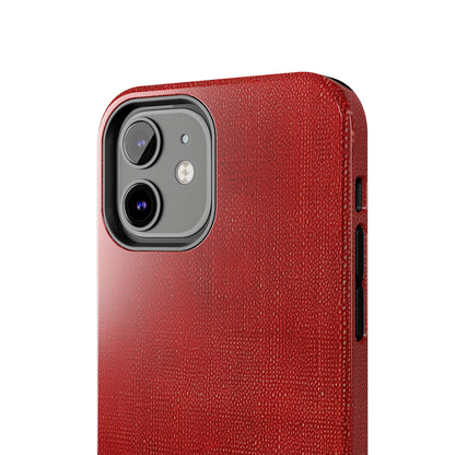 Juicy Red Berry Blast: Denim Fabric Inspired Design - Tough Phone Cases