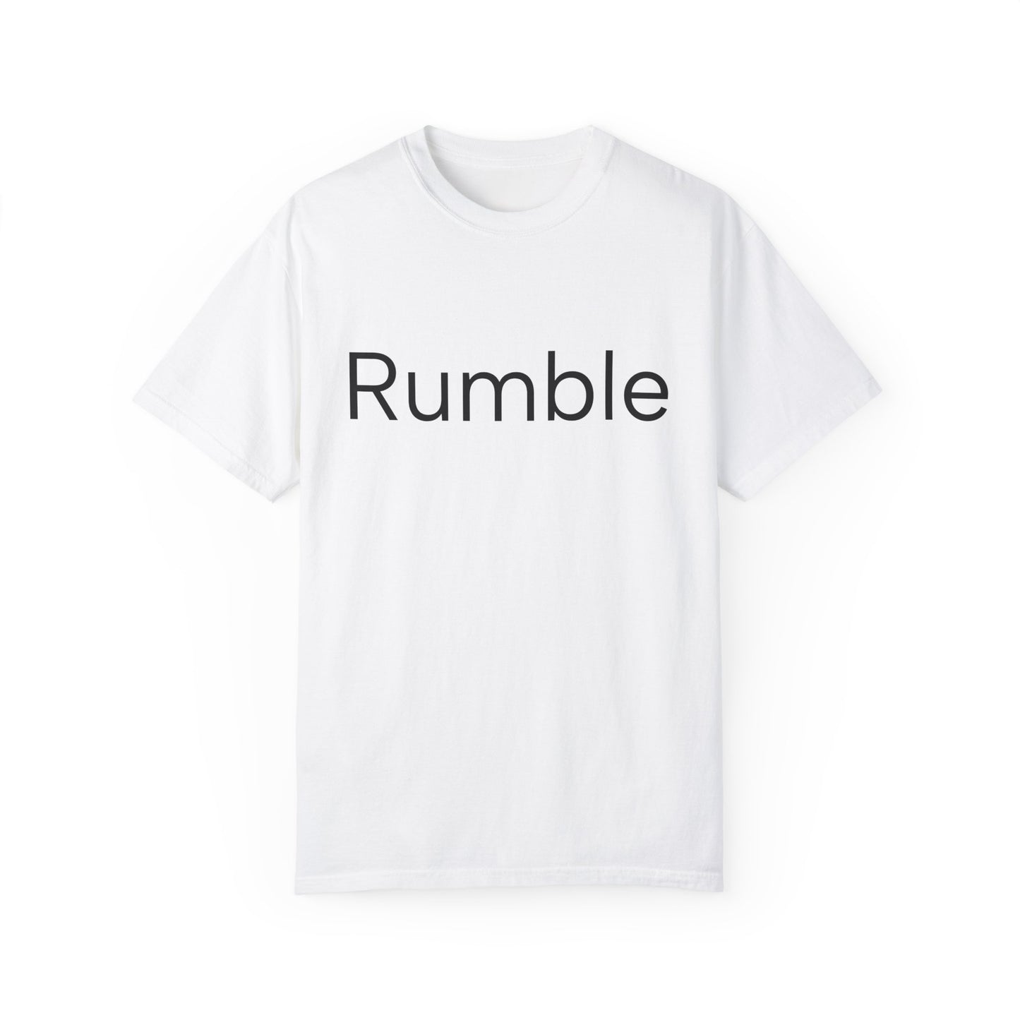 Rumble, camiseta unisex teñida en prenda 