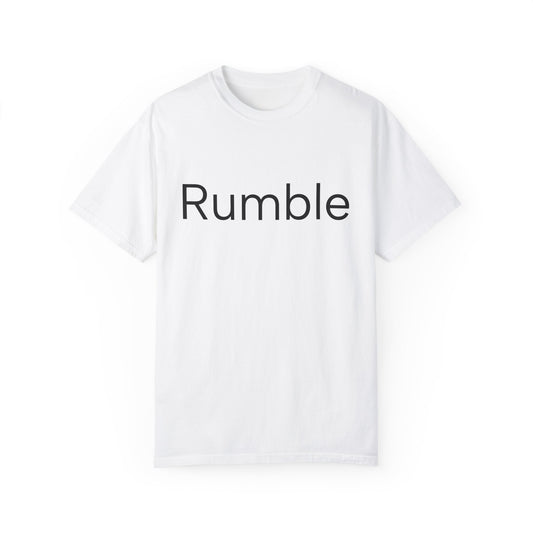 Rumble, Unisex Garment-Dyed T-shirt