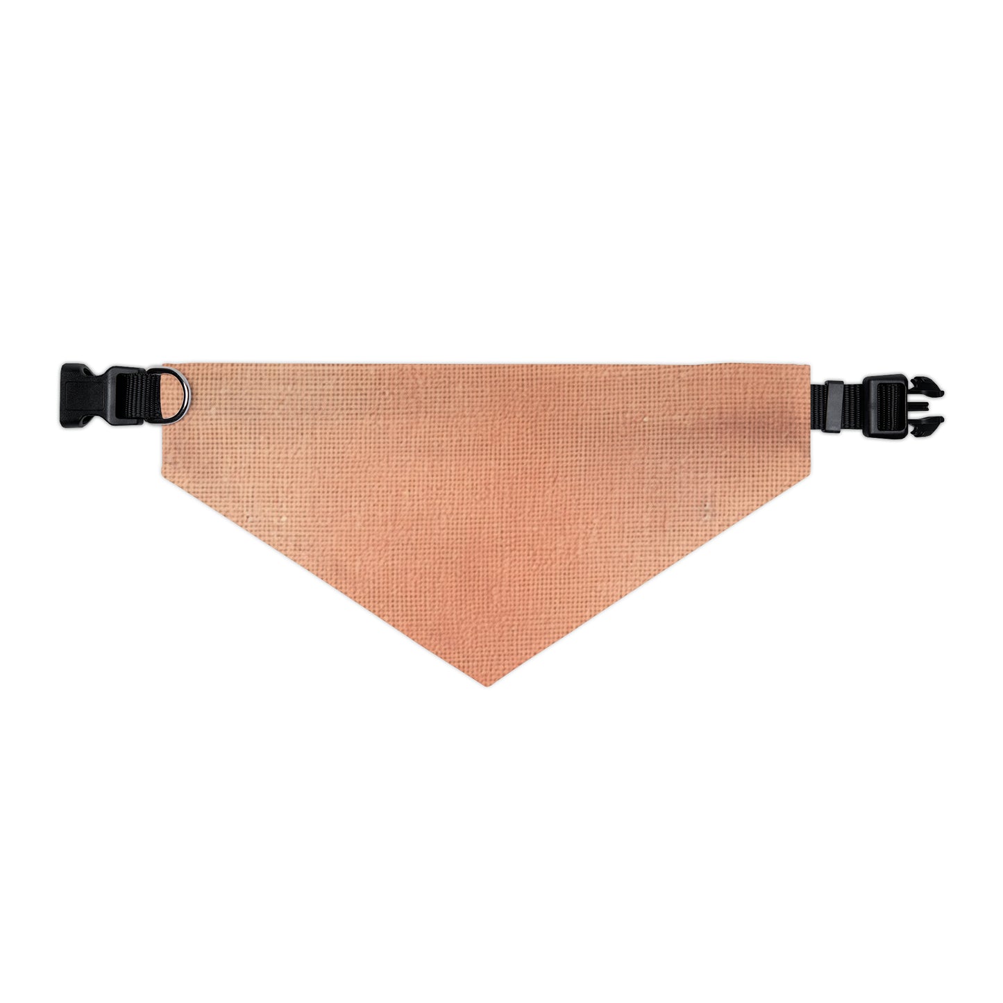 Soft Pink-Orange Peach: Denim-Inspired, Lush Fabric - Pet Bandana Collar