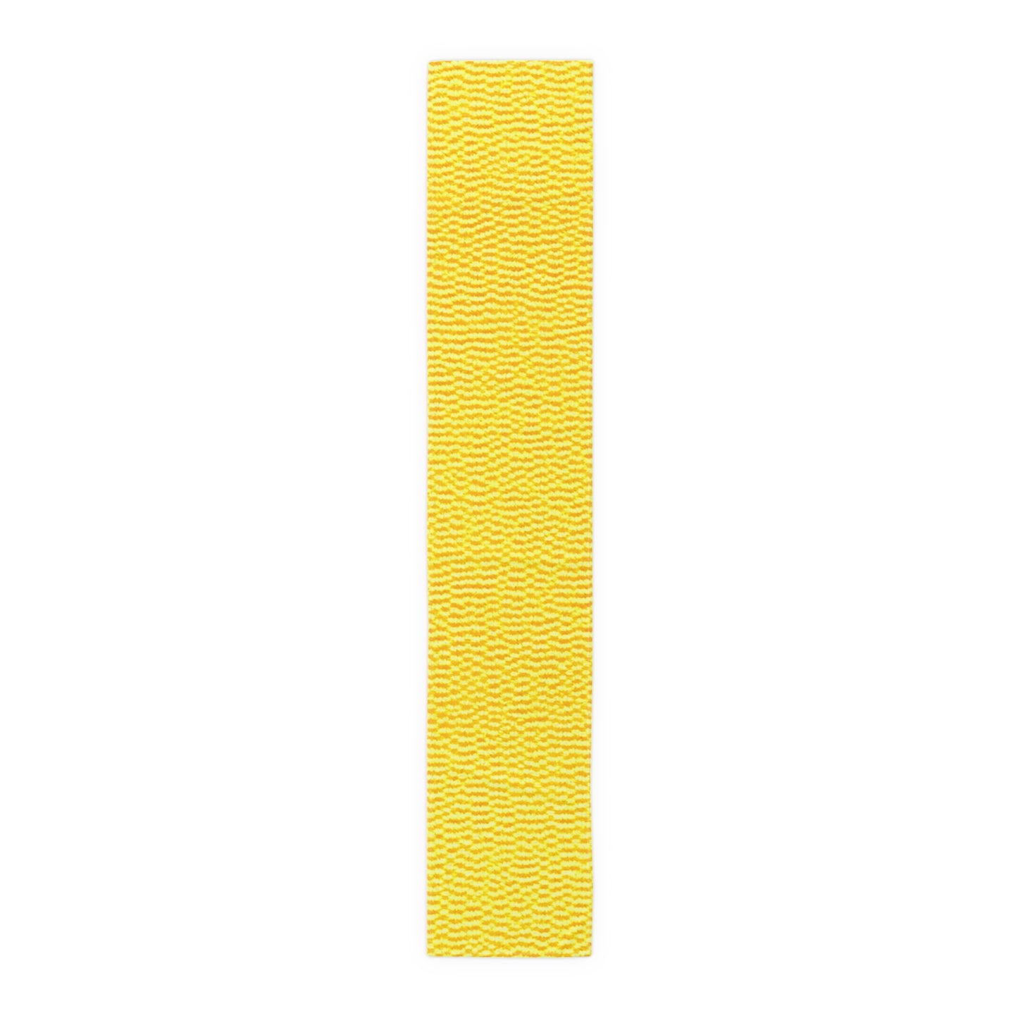 Sunshine Yellow Lemon: Denim-Inspired, Cheerful Fabric - Table Runner (Cotton, Poly)