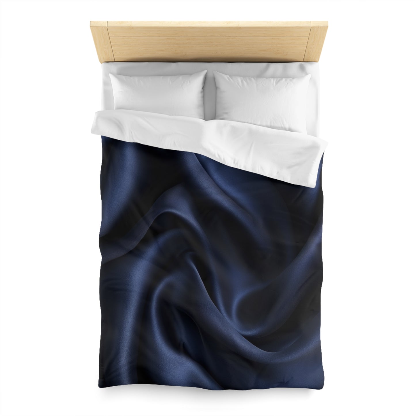 Blue Silk, Microfiber Duvet Cover