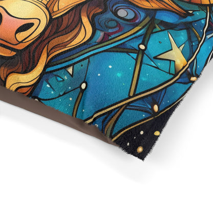 Taurus Constellation Zodiac Sign Astrology Cosmic Art - Pet Bed