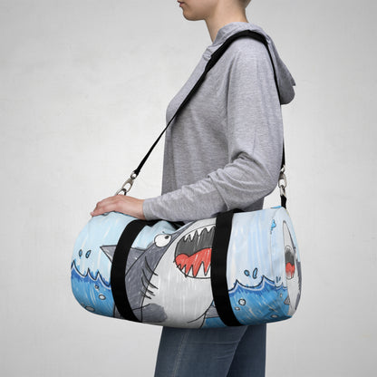 Shark Jaw Teeth Attack Ocean Sea Creature Duffel Bag