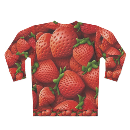 Fresas de jardín- Wild Sweet Gourmet - Granja que cultiva fruta roja madura -Sudadera unisex (AOP) 