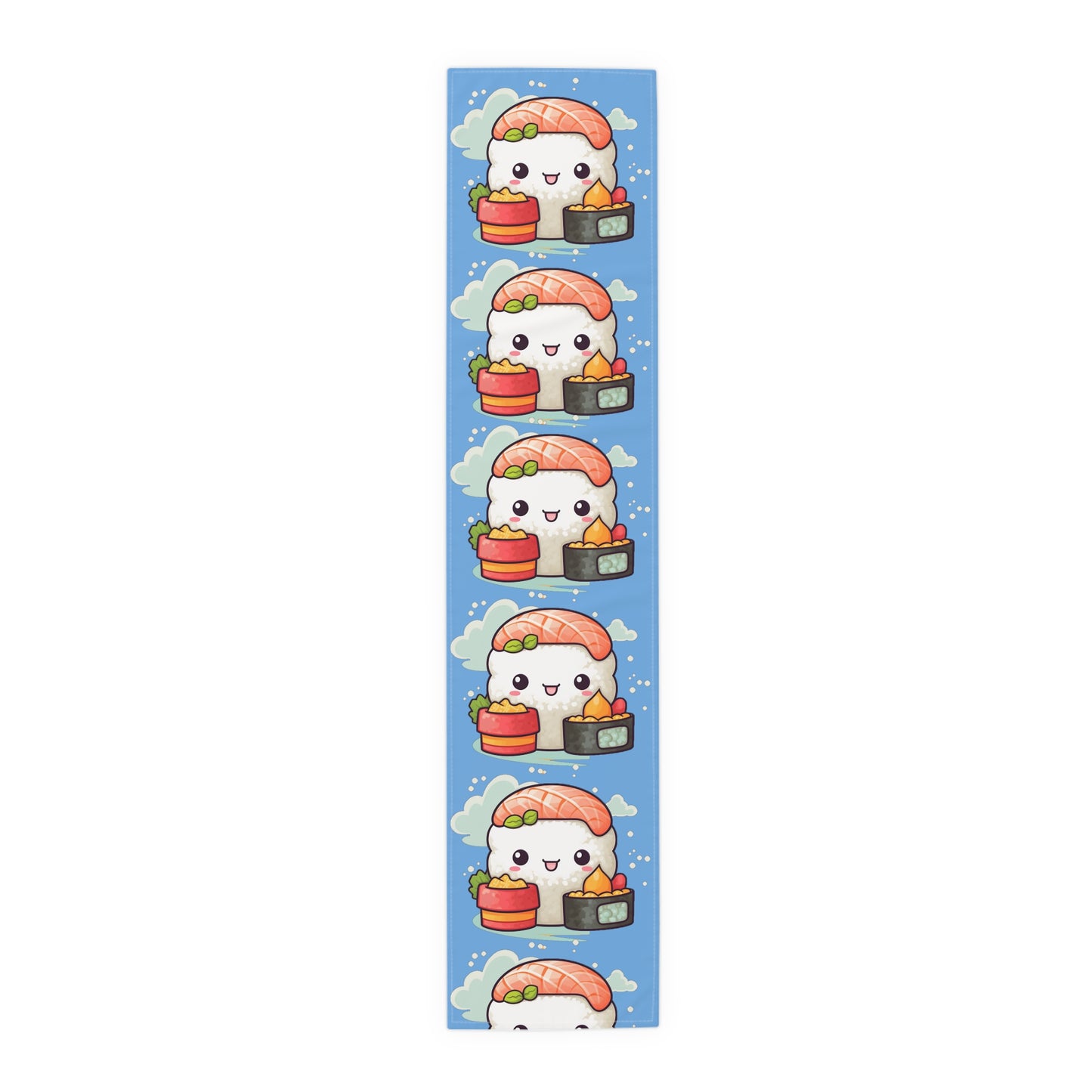 Anime Sushi - Japanese Cute kawaii - Otaku Gift - Table Runner (Cotton, Poly)