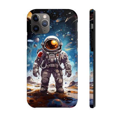 Galactic Voyage: Astronaut Journey in Celestial Star Cosmic Exploration - Tough Phone Cases