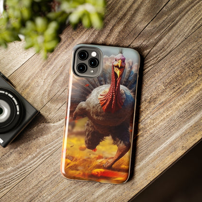 Thanksgiving Trot Turkey Run Athlete Sprint Racer Holiday Feast Dinner - Tough Phone Cases