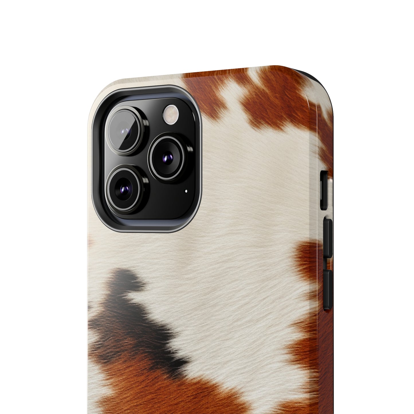 Hair Cowhide Leather Natural Design Durable Rugged Style - Tough Phone Cases