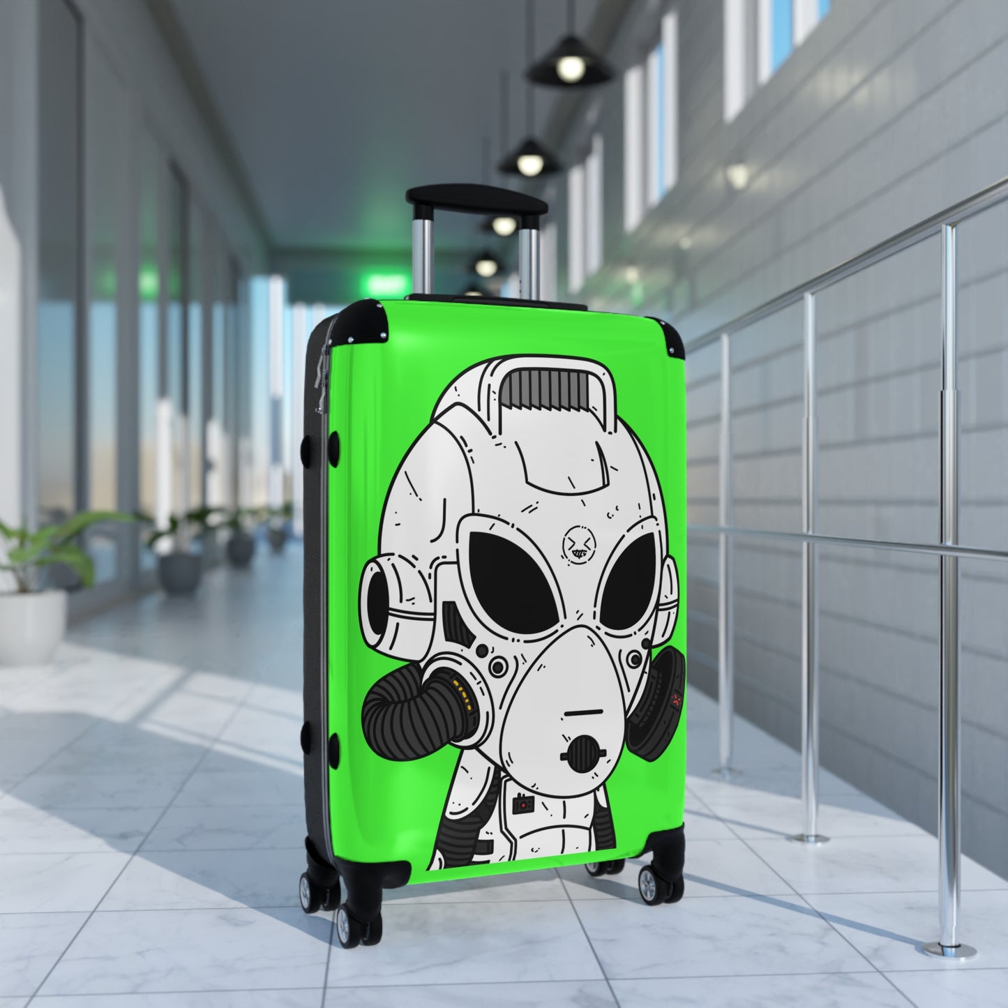 Robot Alien LOL Visitor Galactic Space Suitcase