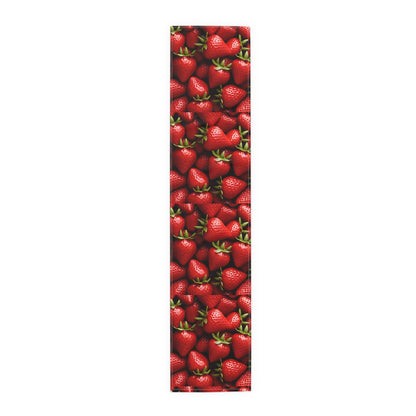 Strawberry Patch Picks: Home Decor and Gifts for the Ultimate Berry Fan - Table Runner (Cotton, Poly)