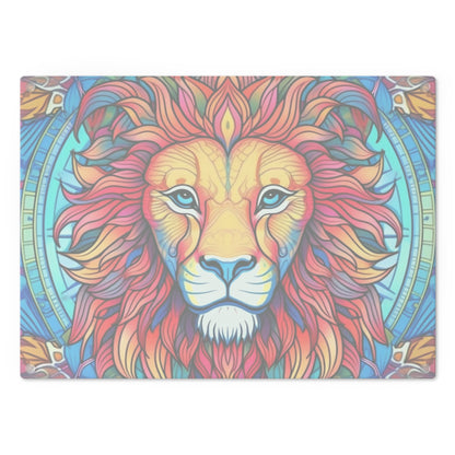 Astrological Leo - Cosmic Zodiac Constellation, Lion Symbol Art - Cutting Board